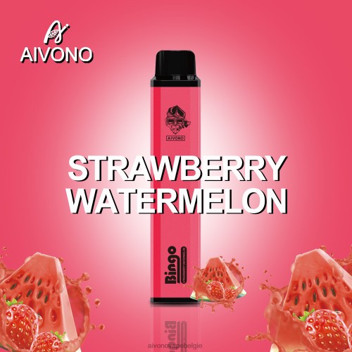 Aivono AIM BINGO 4000 aardbei watermeloen FFRN0133 - Aivono Vape
