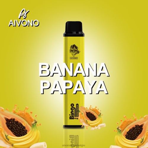 Aivono AIM BINGO 4000 banaan papaja FFRN0137 - Aivono Vape Price