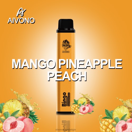 Aivono AIM BINGO 4000 mango ananas perzik FFRN0136 - Aivono Vape Review