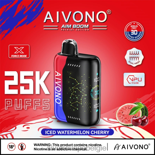 Aivono AIM BOOM 25000 ijskoude watermeloenkers FFRN0347 - Aivono Vape Price