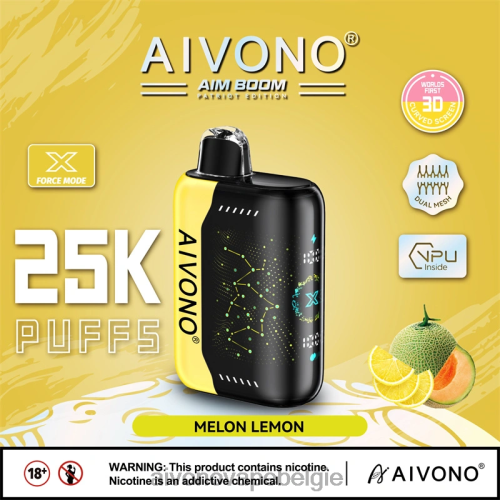 Aivono AIM BOOM 25000 meloen citroen FFRN0348 - Aivono Vape