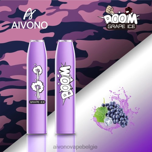 Aivono AIM BOOM 600 druiven ijs FFRN0359 - Aivono Vape Belgie