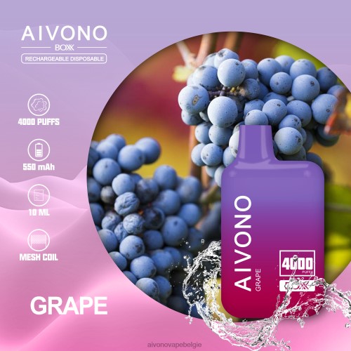 Aivono AIM BOXX 4000 druif FFRN0213 - Aivono Vape