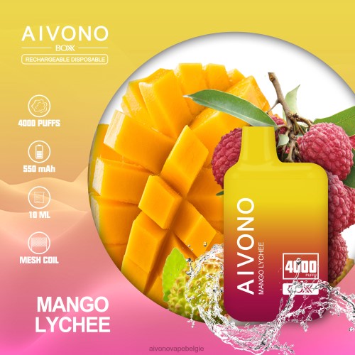 Aivono AIM BOXX 4000 mango-lychee FFRN0216 - Aivono Vape Review