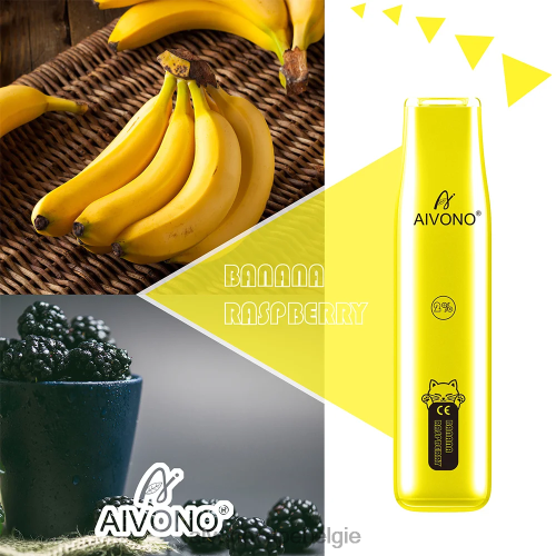 Aivono AIM CAT 400 banaan framboos FFRN0334 - Aivono Vape Belgie