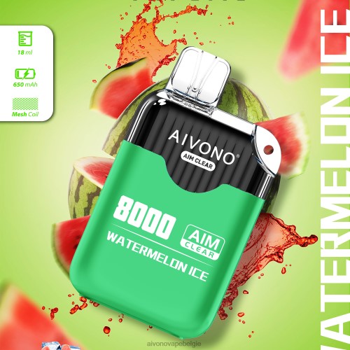 Aivono AIM CLEAR 8000 watermeloen ijs FFRN0204 - Aivono Vape Belgie