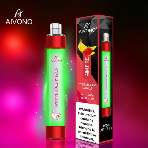 Aivono AIM FIRE 1000 aardbei banaan FFRN0332 - Aivono Vape Price