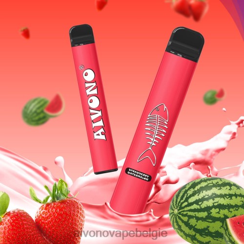 Aivono AIM FISHBONE 600 aardbei watermeloen FFRN0282 - Aivono Vape Price