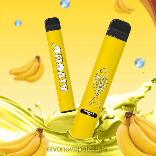 Aivono AIM FISHBONE 600 bananen ijs FFRN0276 - Aivono Vape Review