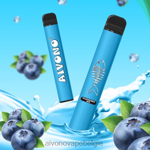 Aivono AIM FISHBONE 600 bosbessen ijs FFRN0279 - Aivono Vape Belgie