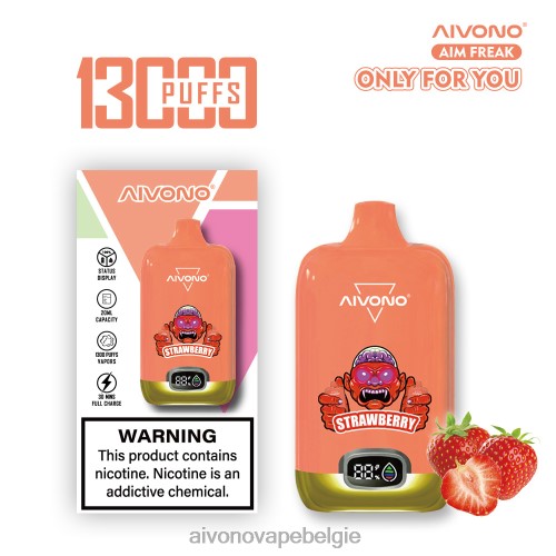 Aivono AIM FREAK 13000 aardbei FFRN0243 - Aivono Vape