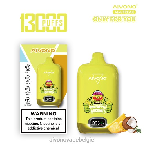 Aivono AIM FREAK 13000 ananas kokosnoot FFRN0248 - Aivono Vape