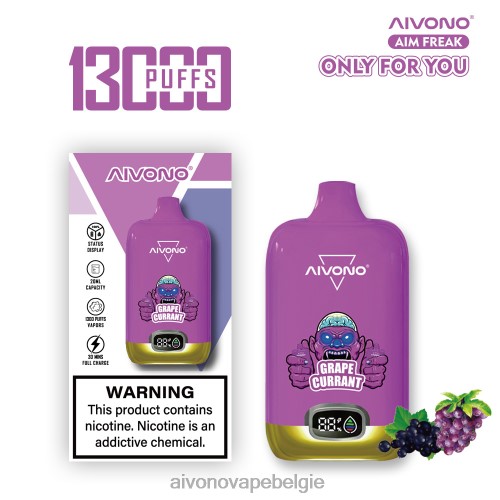 Aivono AIM FREAK 13000 druif bes FFRN0251 - Aivono Vape Review