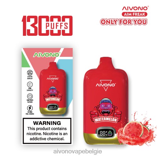 Aivono AIM FREAK 13000 watermeloen FFRN0244 - Aivono Vape Belgie
