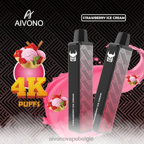 Aivono AIM FREAK 4000 aardbeienijs FFRN0263 - Aivono Vape