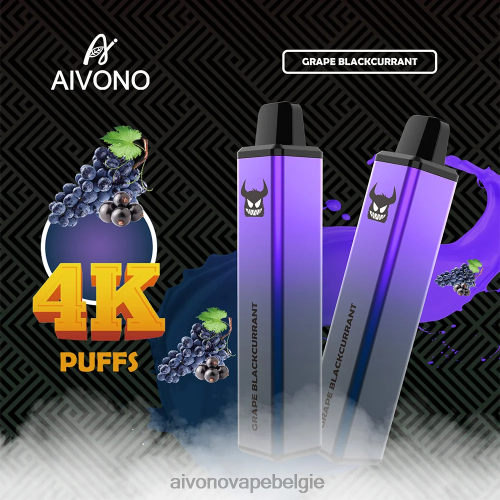 Aivono AIM FREAK 4000 druif zwarte bes FFRN0259 - Aivono Vape Belgie