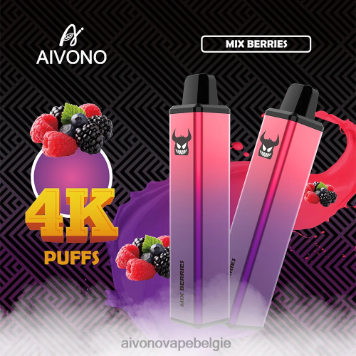 Aivono AIM FREAK 4000 gemengde bessen FFRN0260 - Aivono Belgie