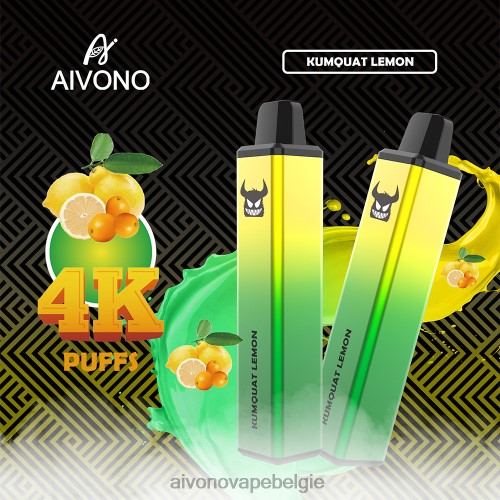 Aivono AIM FREAK 4000 kumquat citroen FFRN0256 - Aivono Vape Review