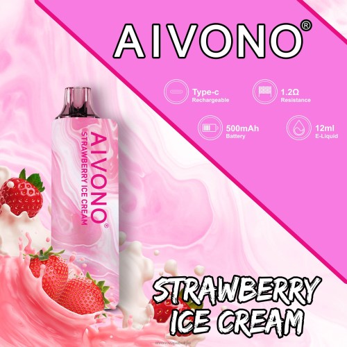 Aivono AIM GUN 7000 aardbeienijs FFRN0105 - Aivono Belgie