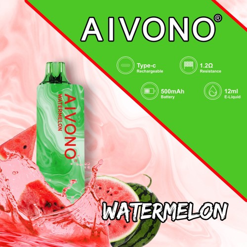 Aivono AIM GUN 7000 watermeloen FFRN0110 - Aivono Belgie