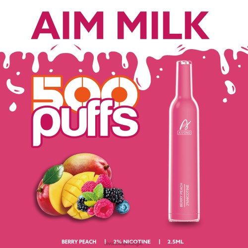 Aivono AIM MILK 500 bessen perzik FFRN0273 - Aivono Vape