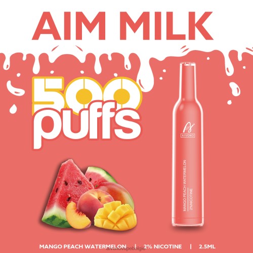 Aivono AIM MILK 500 mango perzik watermeloen FFRN0268 - Aivono Vape