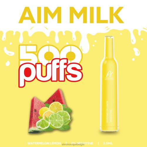 Aivono AIM MILK 500 watermeloen citroen FFRN0270 - Aivono Belgie