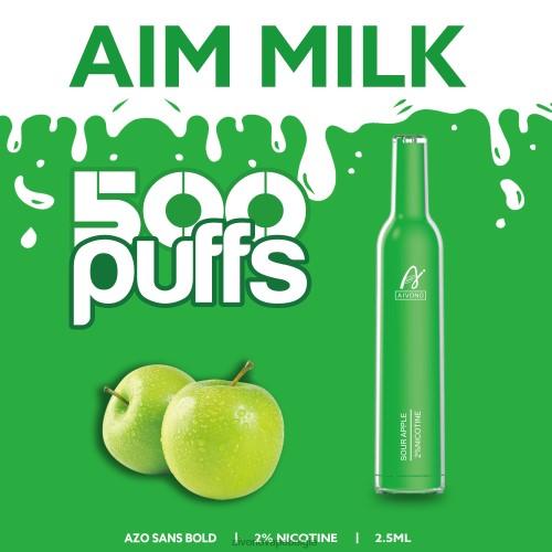 Aivono AIM MILK 500 zure appel FFRN0267 - Aivono Vape Price
