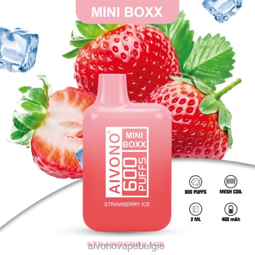 Aivono AIM MINI BOXX 600 aardbeien ijs FFRN0236 - Aivono Vape Review