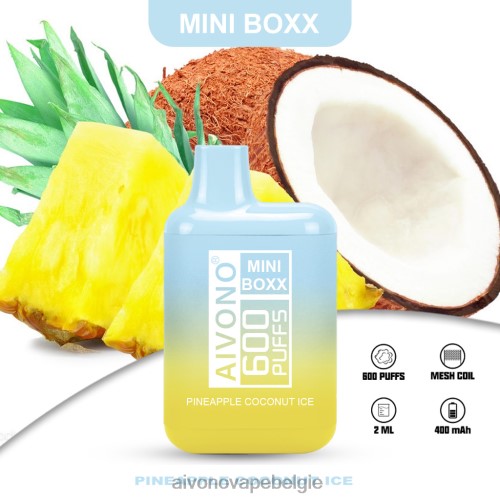 Aivono AIM MINI BOXX 600 ananas-kokosijs FFRN0238 - Aivono Vape