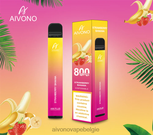 Aivono AIM PLUS 800 aardbei banaan FFRN0192 - Aivono Vape Price