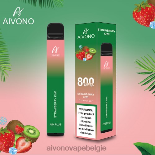 Aivono AIM PLUS 800 aardbei-kiwi FFRN0194 - Aivono Vape Belgie