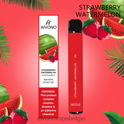 Aivono AIM PLUS 800 aardbei watermeloen FFRN0196 - Aivono Vape Review