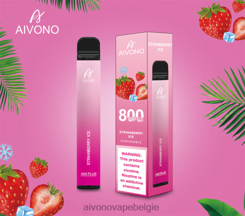 Aivono AIM PLUS 800 aardbeien ijs FFRN0193 - Aivono Vape