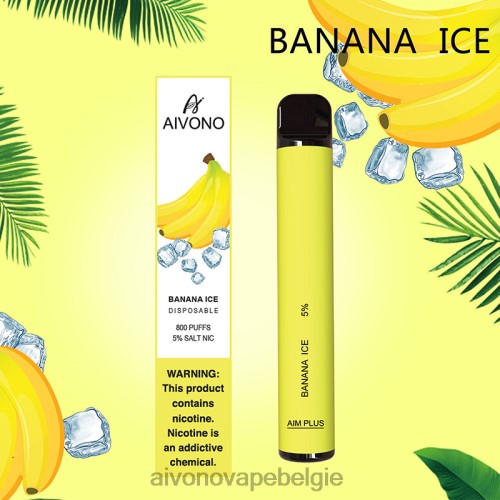 Aivono AIM PLUS 800 bananen ijs FFRN0171 - Aivono Vape Review