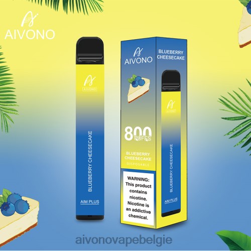 Aivono AIM PLUS 800 bosbessen-cheesecake FFRN0174 - Aivono Vape Belgie