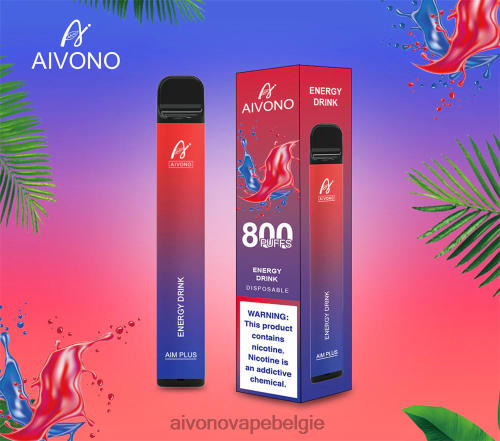 Aivono AIM PLUS 800 energie drankje FFRN0201 - Aivono Vape Review