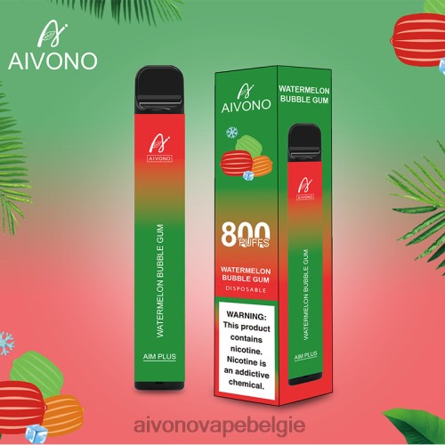Aivono AIM PLUS 800 watermeloen kauwgom FFRN0198 - Aivono Vape