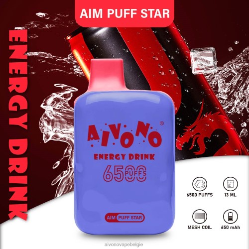 Aivono AIM PUFF STAR 6500 energie drankje FFRN0293 - Aivono Vape