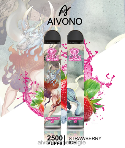 Aivono AIM SNAKE 2500 aardbeien ijs FFRN0319 - Aivono Vape Belgie