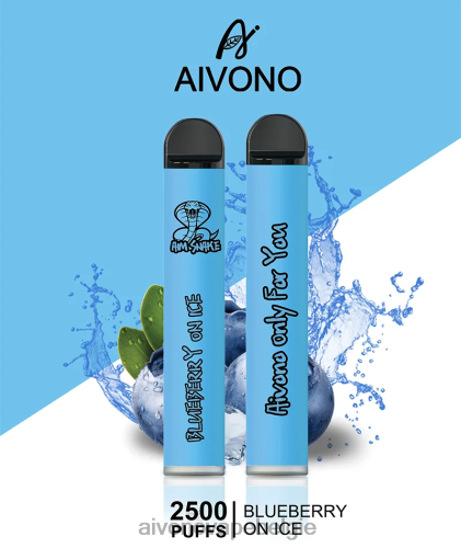 Aivono AIM SNAKE 2500 bosbessen op ijs FFRN0299 - Aivono Vape Belgie