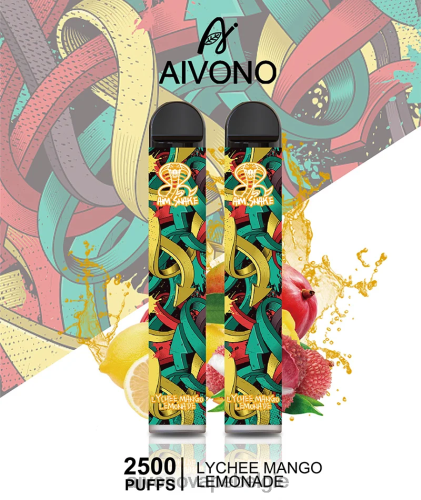 Aivono AIM SNAKE 2500 lychee-mangolimonade FFRN0308 - Aivono Vape