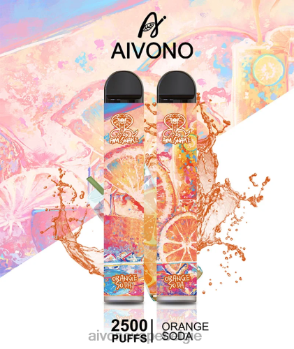 Aivono AIM SNAKE 2500 sinaasappel frisdrank FFRN0314 - Aivono Vape Belgie