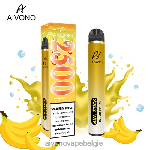 Aivono AIM STICK 2500 bananen ijs FFRN0151 - Aivono Vape Review