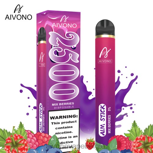 Aivono AIM STICK 2500 bessen mengen FFRN0158 - Aivono Vape