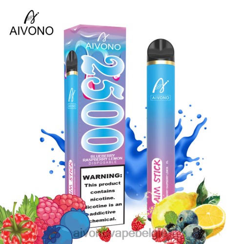 Aivono AIM STICK 2500 bosbes framboos citroen FFRN0154 - Aivono Vape Belgie