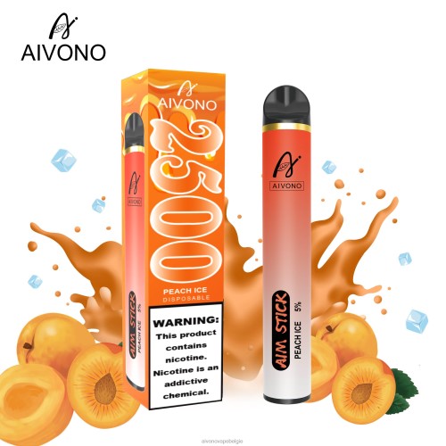 Aivono AIM STICK 2500 perzik ijs FFRN0144 - Aivono Vape Belgie