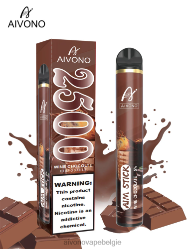 Aivono AIM STICK 2500 wijn chocolade FFRN0156 - Aivono Vape Review