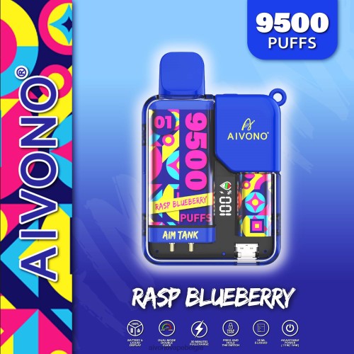 Aivono AIM TANK 9500 framboos bosbes FFRN033 - Aivono Vape