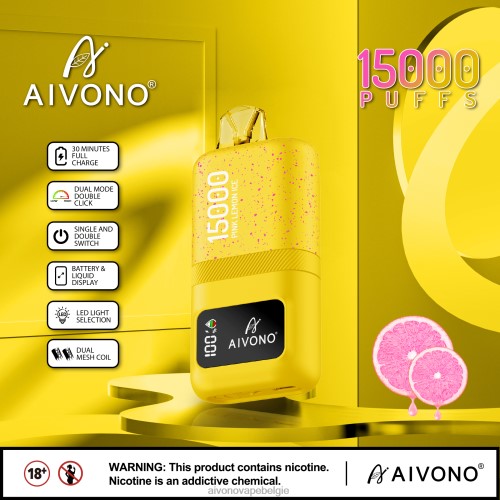 Aivono AIM magic 15000 roze citroenijs FFRN061 - Aivono Vape Review